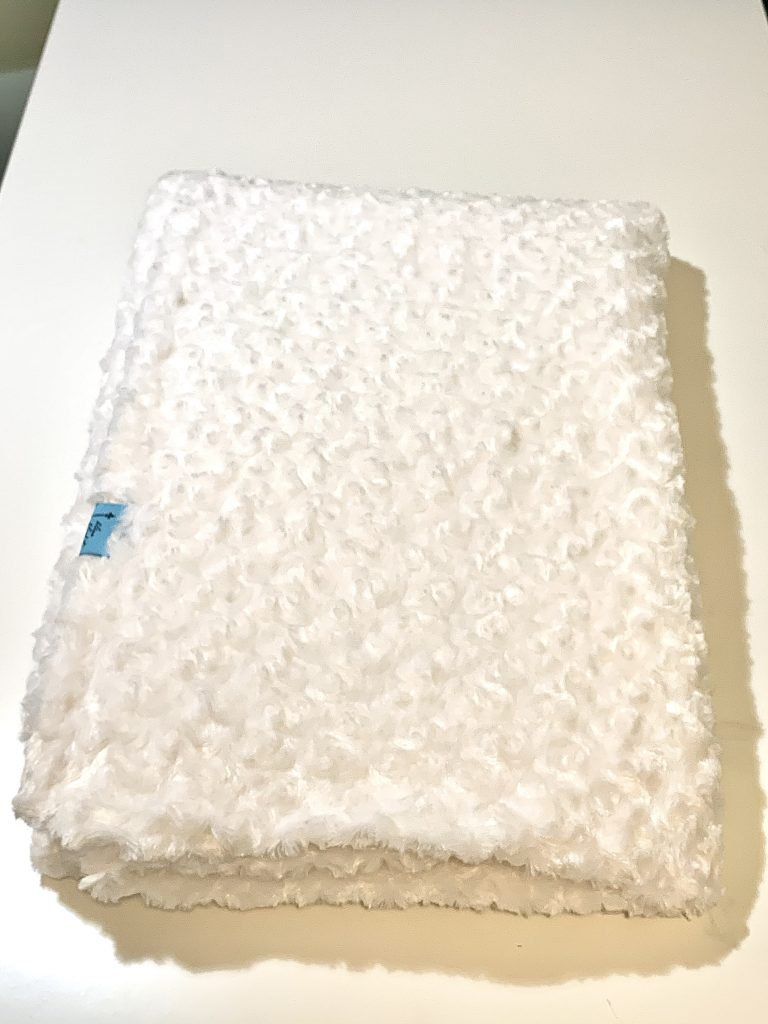 White plush blanket